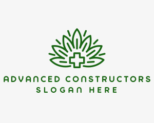 Medical Marijuana Plant logo design