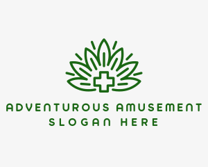 Medical Marijuana Plant logo design