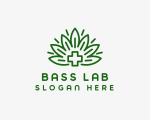 Medical Marijuana Plant logo design