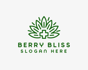 Medical Marijuana Plant logo design