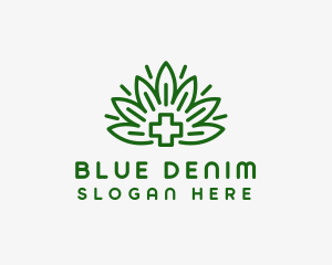 Medical Marijuana Plant logo design