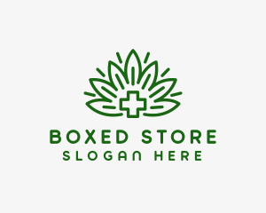 Medical Marijuana Plant logo design