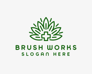 Medical Marijuana Plant logo design