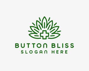 Medical Marijuana Plant logo design