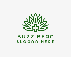 Medical Marijuana Plant logo design