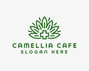 Medical Marijuana Plant logo design