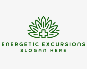 Medical Marijuana Plant logo design