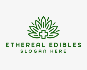 Medical Marijuana Plant logo design