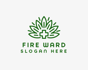 Medical Marijuana Plant logo design