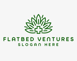 Medical Marijuana Plant logo design