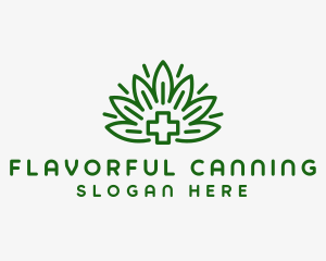 Medical Marijuana Plant logo design