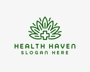 Medical Marijuana Plant logo design