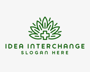 Medical Marijuana Plant logo design