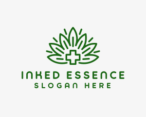 Medical Marijuana Plant logo design