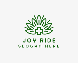 Medical Marijuana Plant logo design