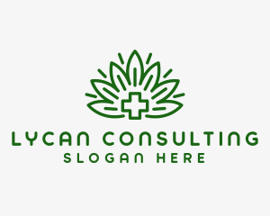 Medical Marijuana Plant logo design