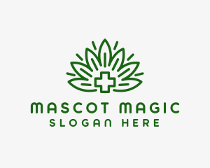 Medical Marijuana Plant logo design