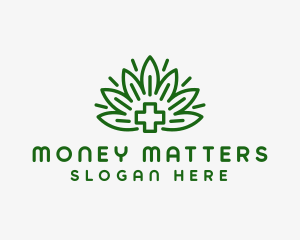 Medical Marijuana Plant logo design