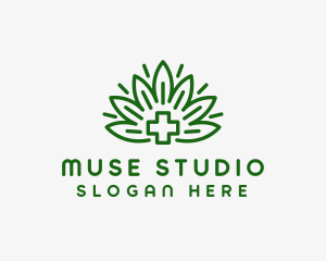 Medical Marijuana Plant logo design