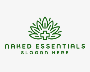 Medical Marijuana Plant logo design