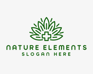 Medical Marijuana Plant logo design