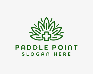 Medical Marijuana Plant logo design