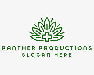 Medical Marijuana Plant logo design