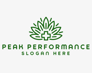 Medical Marijuana Plant logo design