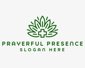 Medical Marijuana Plant logo design