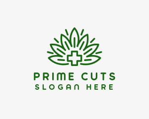 Medical Marijuana Plant logo design