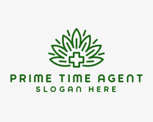 Medical Marijuana Plant logo design