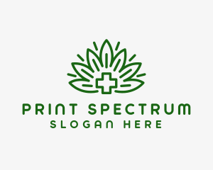 Medical Marijuana Plant logo design