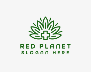 Medical Marijuana Plant logo design