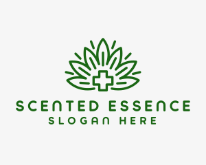 Medical Marijuana Plant logo design