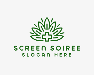 Medical Marijuana Plant logo design