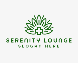 Medical Marijuana Plant logo design