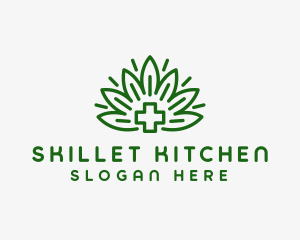 Medical Marijuana Plant logo design