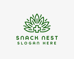 Medical Marijuana Plant logo design