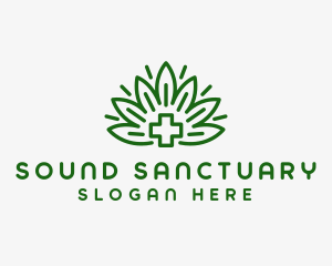 Medical Marijuana Plant logo design