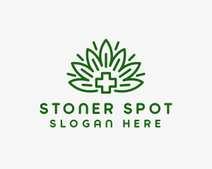 Medical Marijuana Plant logo