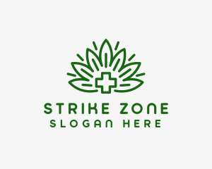 Medical Marijuana Plant logo design