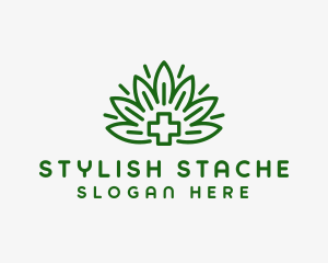 Medical Marijuana Plant logo design