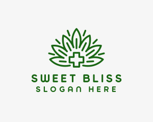 Medical Marijuana Plant logo design