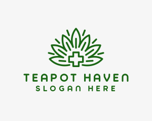 Medical Marijuana Plant logo design