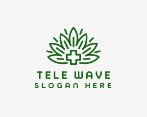 Medical Marijuana Plant logo design