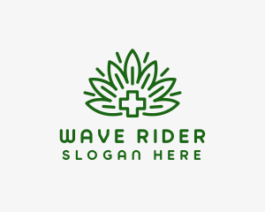 Medical Marijuana Plant logo design