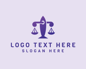 Balance - Justice Legal Scale logo design