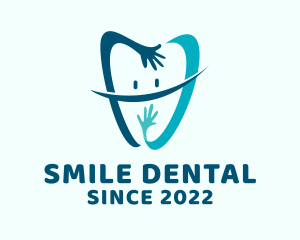 Pediatric Dental Tooth  logo design