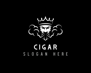 Vaping Smoking King logo design