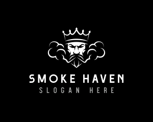 Vaping Smoking King logo design